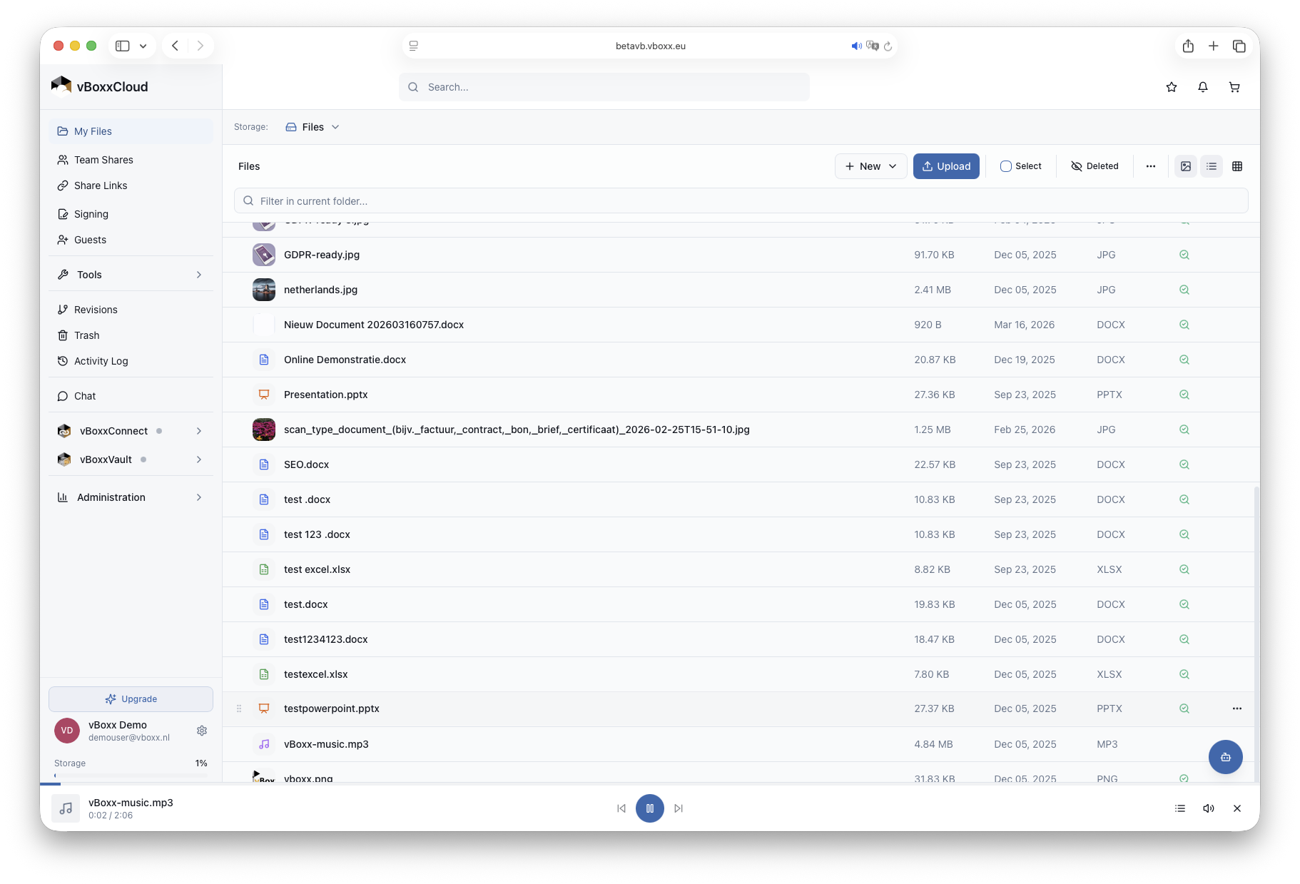 File manager tour