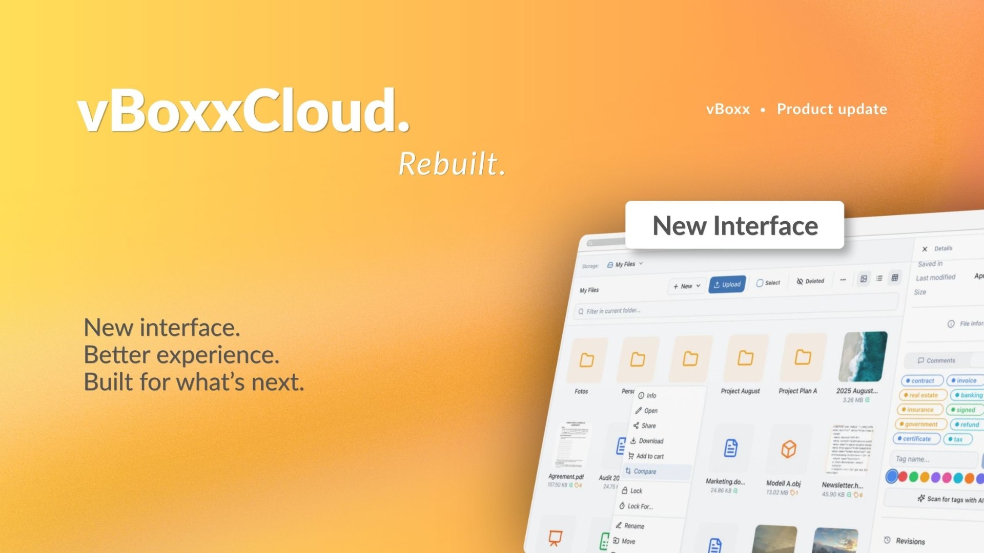 Introducing the New vBoxxCloud Experience