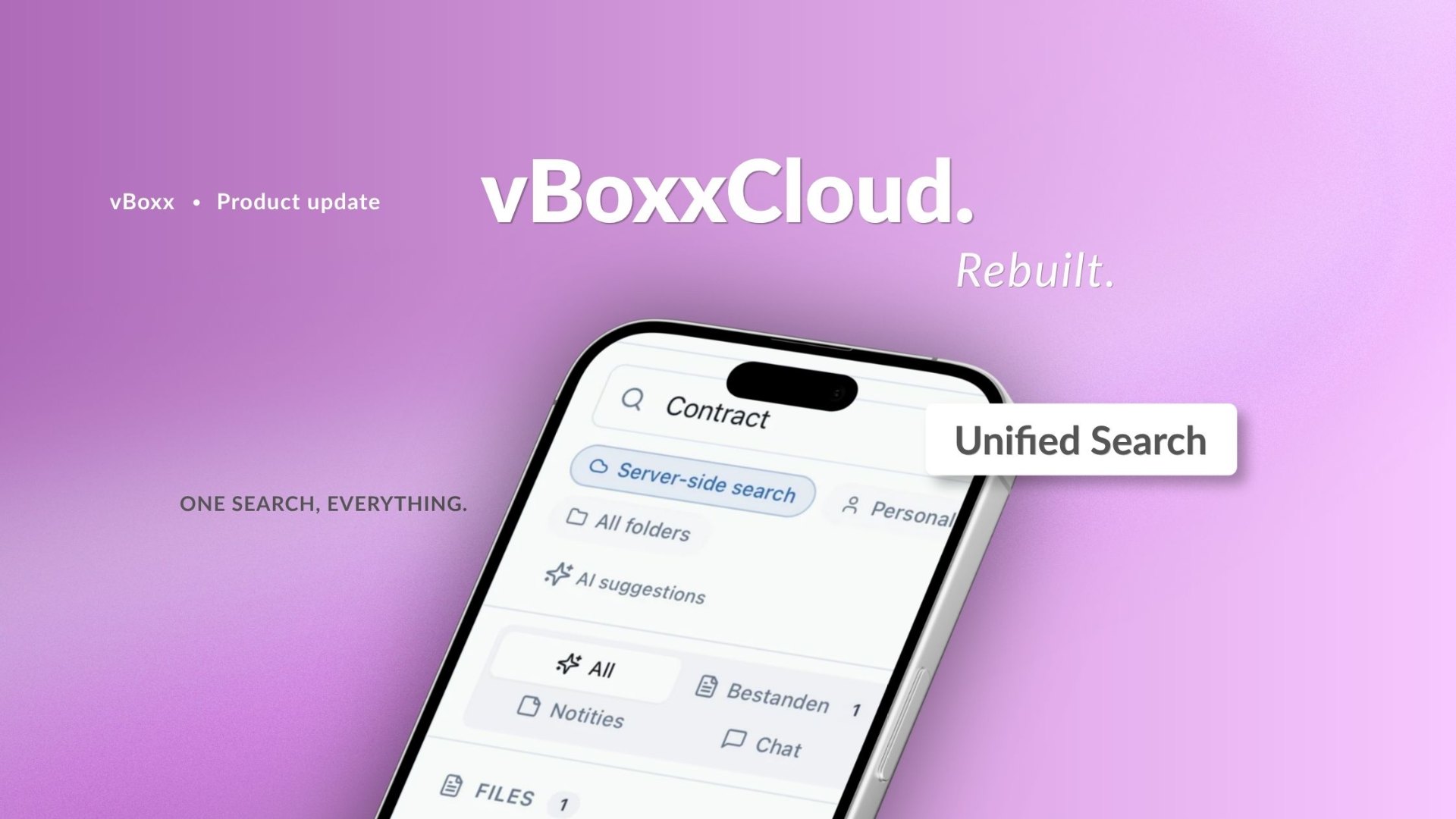Unified Search: Your Entire Workspace, One Query